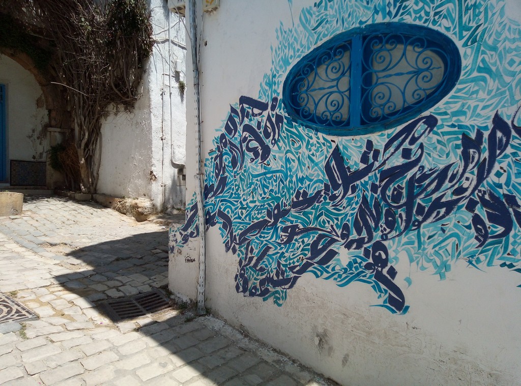 Голубой город. Сиди-Бу-Саид. Тунис. 